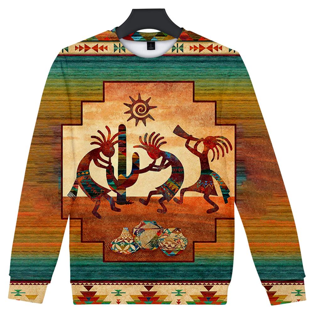 Kokopelli Myth Native American 3D Sweatshirt