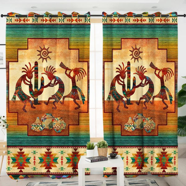 Kokopelli Native Amercan Living Room Curtain - Image 3