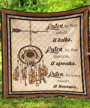 Listen To The Wind It Talks Premium Quilt