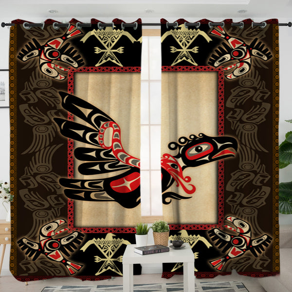 Pattern Native American Living Room Curtain - Image 3