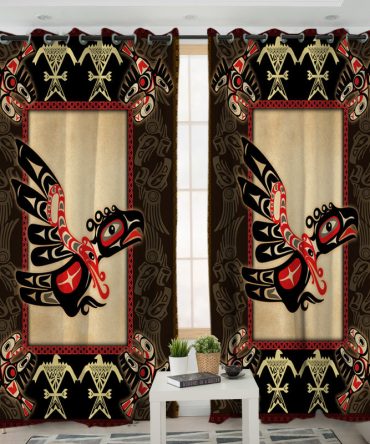 Pattern Native American Living Room Curtain