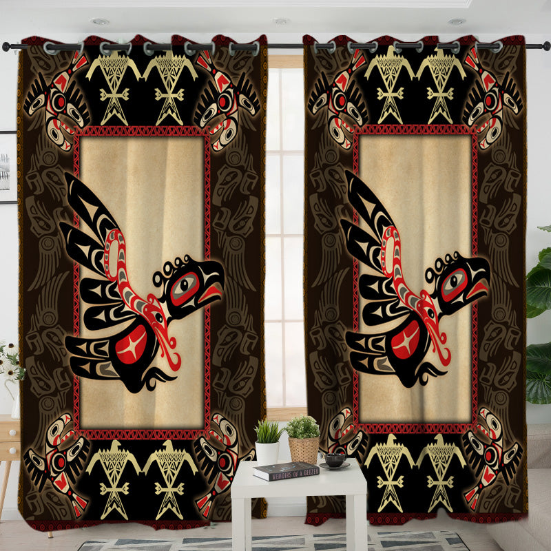 Pattern Native American Living Room Curtain