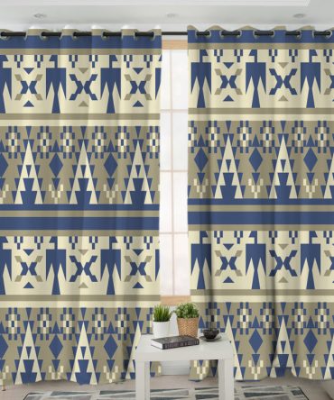 Pattern Native American Living Room Curtain