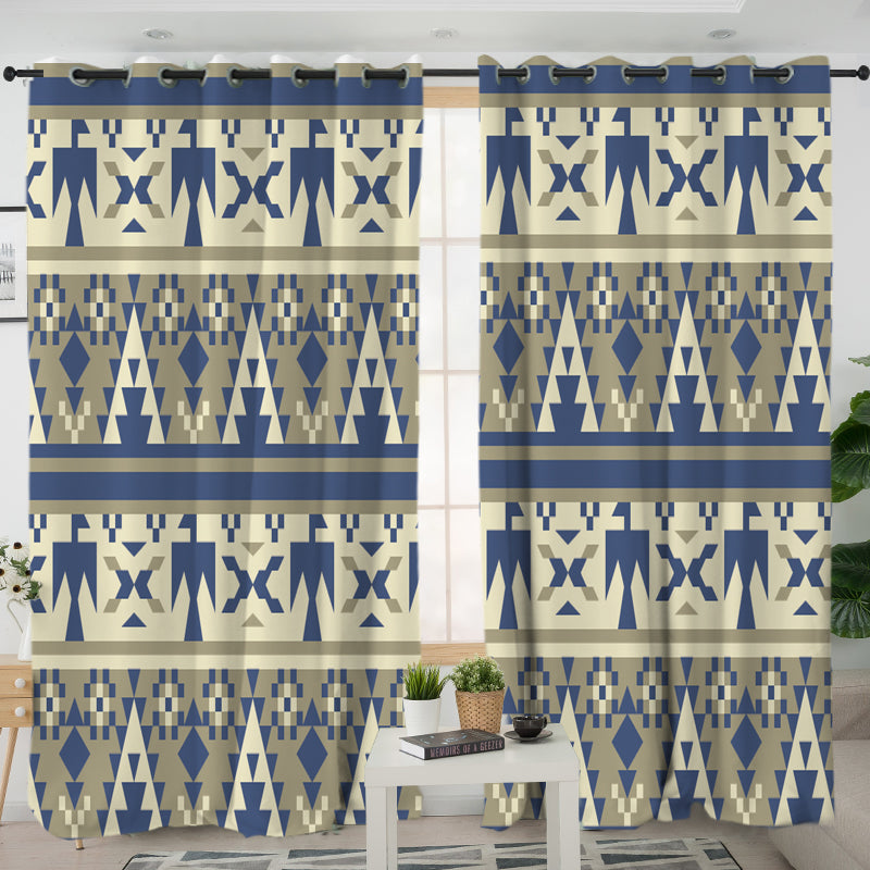 Pattern Native American Living Room Curtain