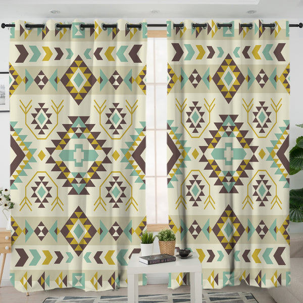 Pattern Native American Living Room Curtain - Image 2