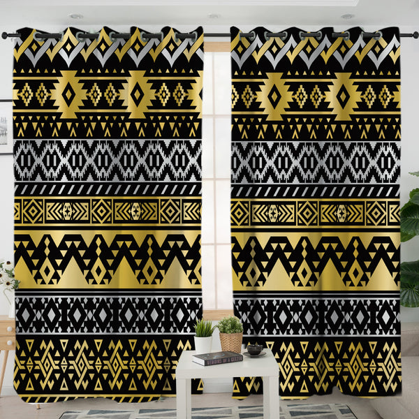 Pattern Native American Living Room Curtain - Image 2