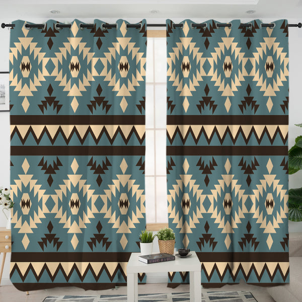 Pattern Native American Living Room Curtain - Image 2