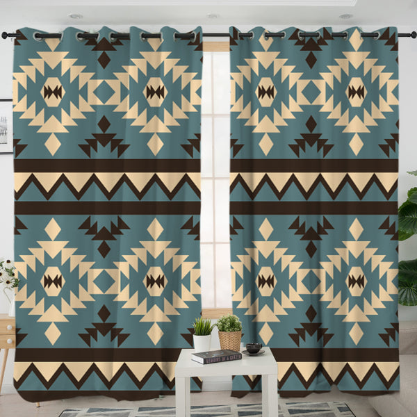 Pattern Native American Living Room Curtain - Image 3