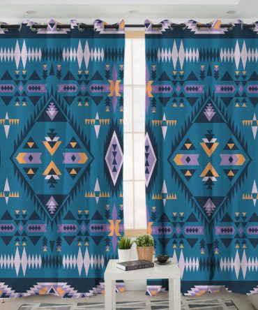Pattern Native American Living Room Curtain