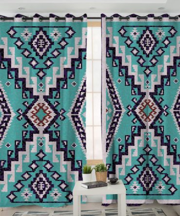 Pattern Native American Living Room Curtain