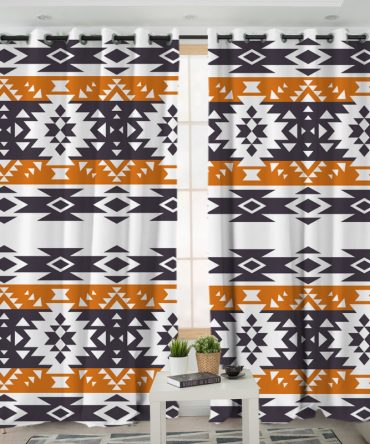 Pattern Native American Living Room Curtain