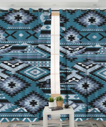 Pattern Native American Living Room Curtain