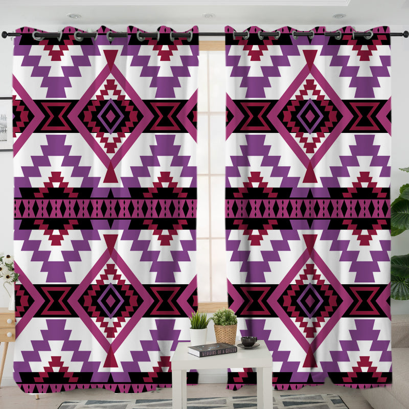 Pattern Native American Living Room Curtain