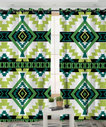 Pattern Native American Living Room Curtain