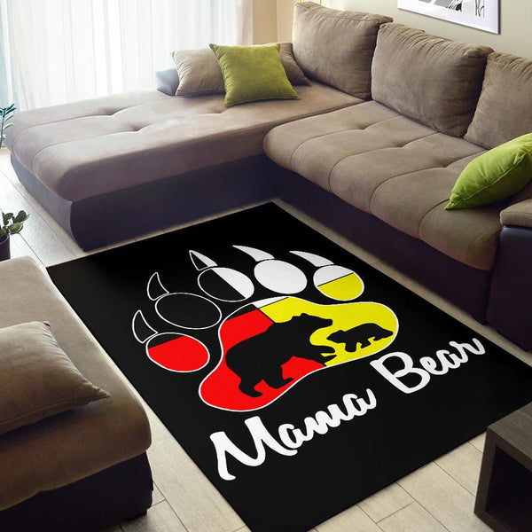 Mama Bear Native American Area Rug - Image 3