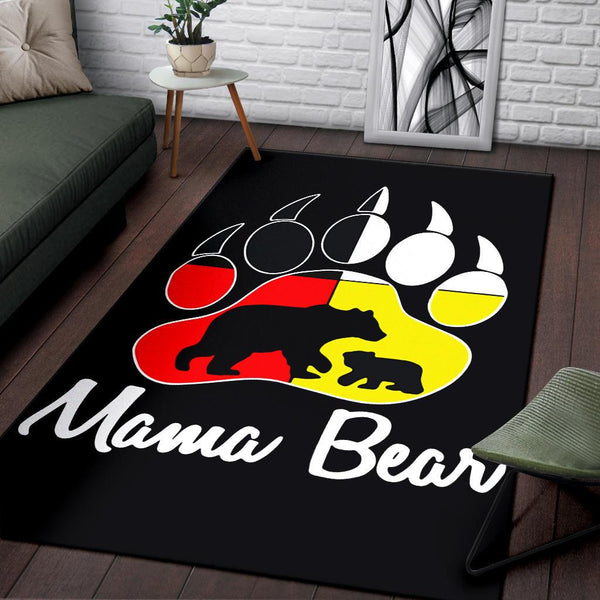Mama Bear Native American Area Rug - Image 4