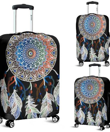 Mandala Dreamcatcher Native American Luggage Covers