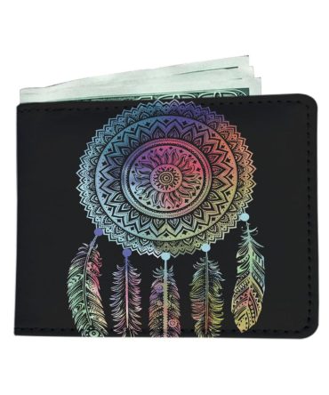 Mandala Dreamcatcher Native American Wallet