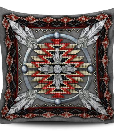 Mandala Gray Native American Pillow Covers
