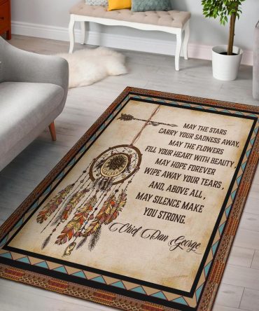 May The Stars Carry Your Sadness Away Native American Area Rug