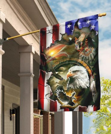 Native American American Flag
