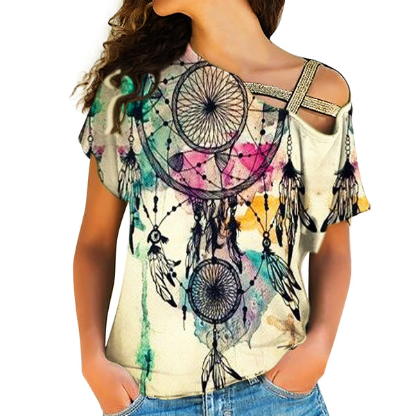 Native American Cross Shoulder Shirt - Image 2