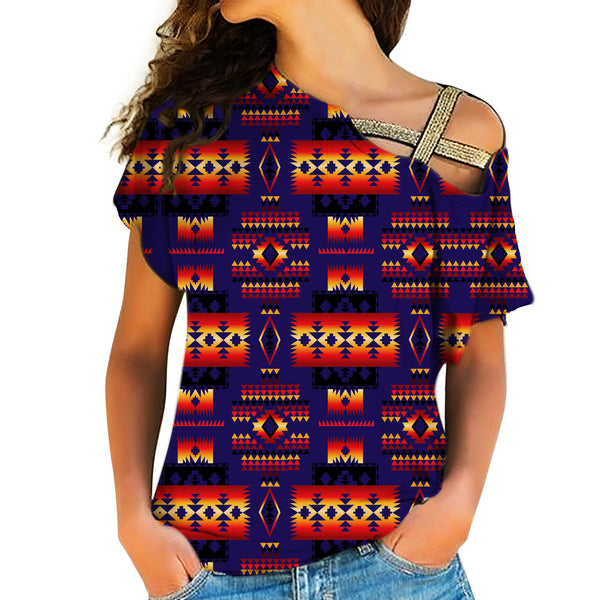 Native American Cross Shoulder Shirt - Image 2