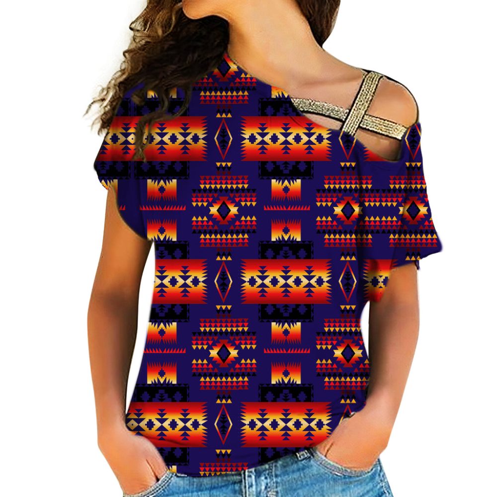 Native American Cross Shoulder Shirt