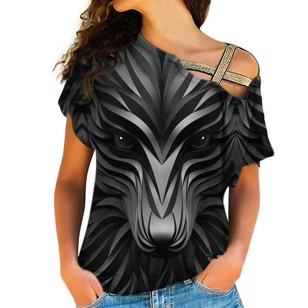 Native American Cross Shoulder Shirt - Image 2