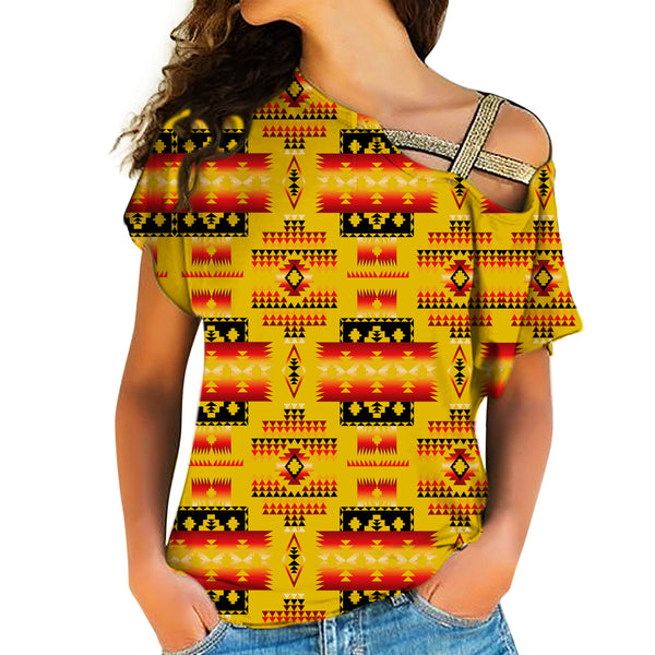 Native American Cross Shoulder Shirt - Image 2