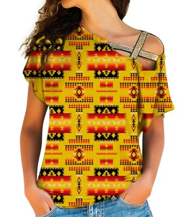 Native American Cross Shoulder Shirt