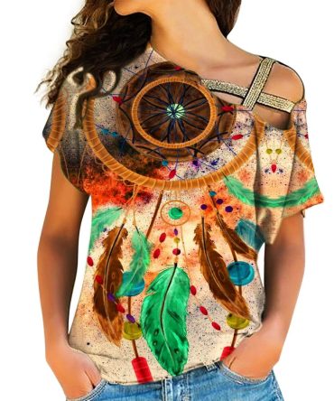 Native American Cross Shoulder Shirt