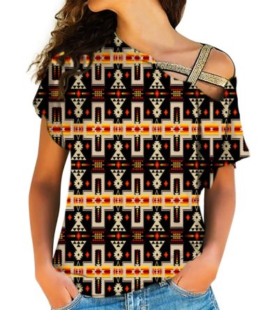 Native American Cross Shoulder Shirt