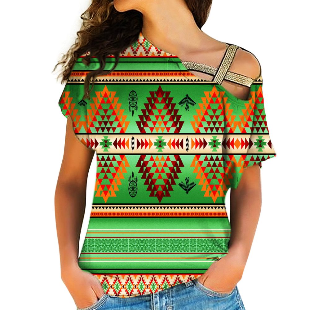 Native American Cross Shoulder Shirt
