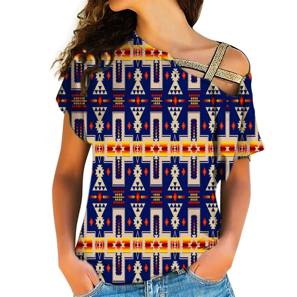 Native American Cross Shoulder Shirt