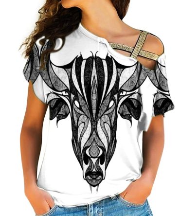 Native American Cross Shoulder Shirt