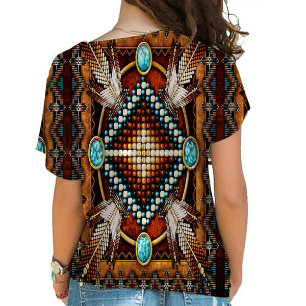 Native American Cross Shoulder Shirt - Image 3