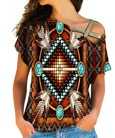 Native American Cross Shoulder Shirt