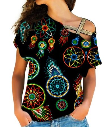 Native American Cross Shoulder Shirt