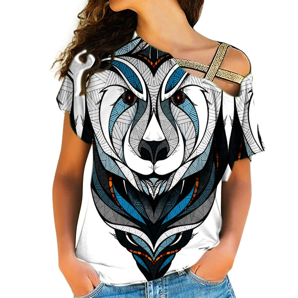Native American Cross Shoulder Shirt - Image 2