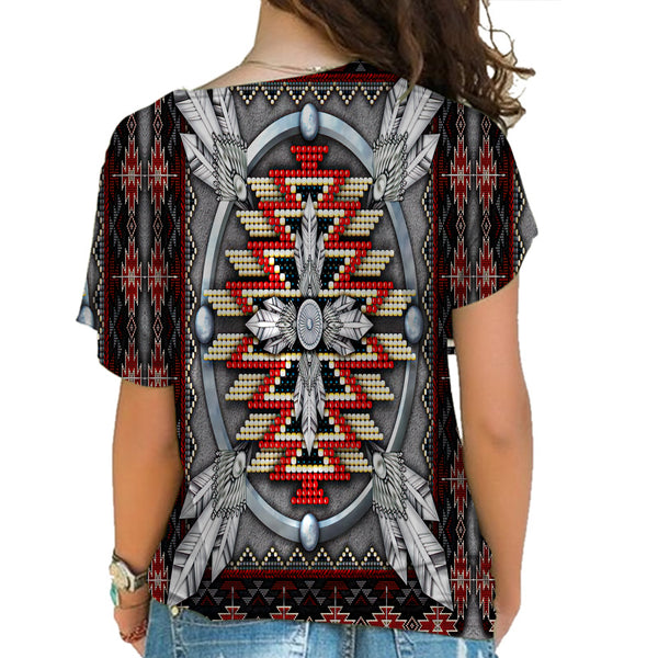Native American Cross Shoulder Shirt - Image 3