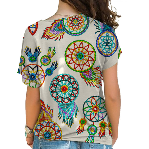 Native American Cross Shoulder Shirt - Image 3