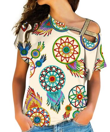 Native American Cross Shoulder Shirt