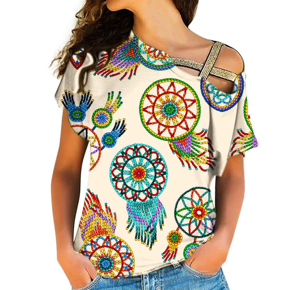 Native American Cross Shoulder Shirt