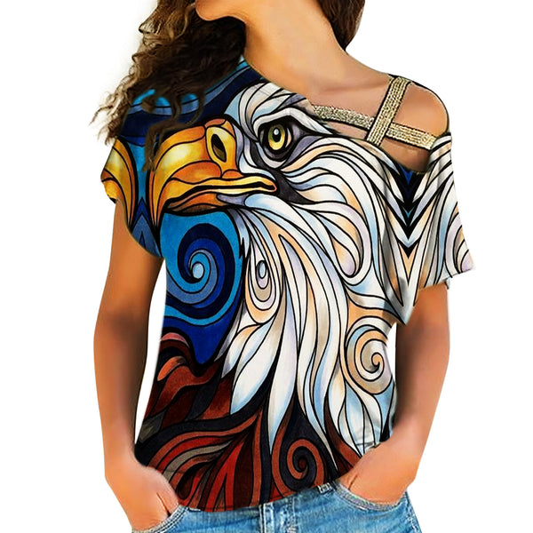 Native American Cross Shoulder Shirt - Image 2