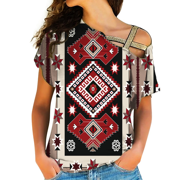 Native American Cross Shoulder Shirt - Image 2