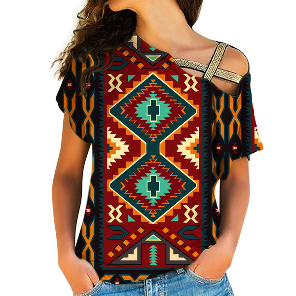 Native American Cross Shoulder Shirt - Image 2