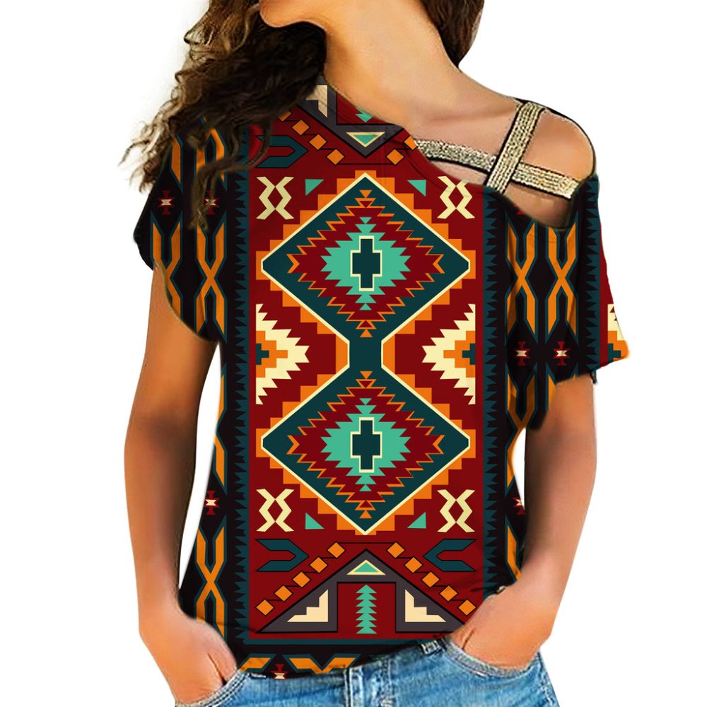 Native American Cross Shoulder Shirt