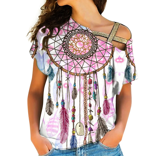Native American Cross Shoulder Shirt - Image 2