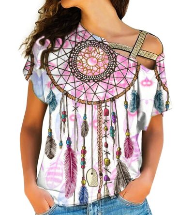 Native American Cross Shoulder Shirt